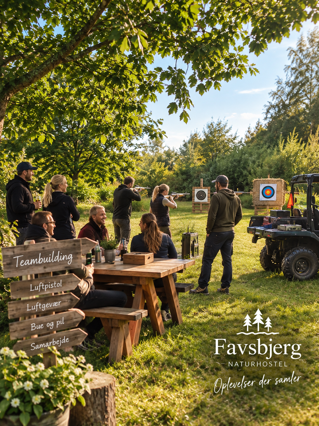 Familiehytterne, Fausbjerg Naturhostel